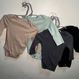 Cloud Island Neutral and Pastel Bodysuits Set BUNDLE